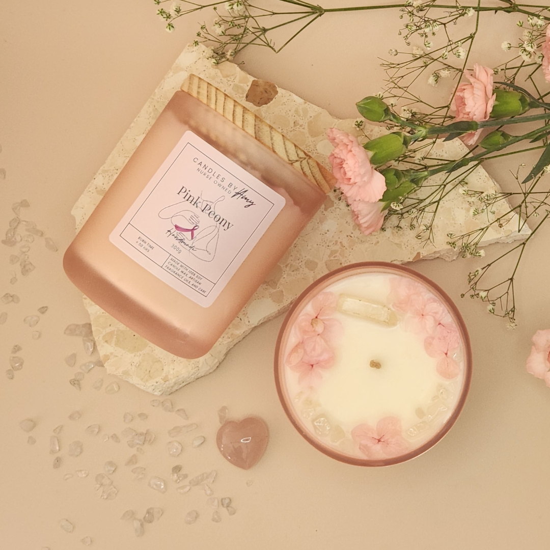 Pink Fundraiser Candle